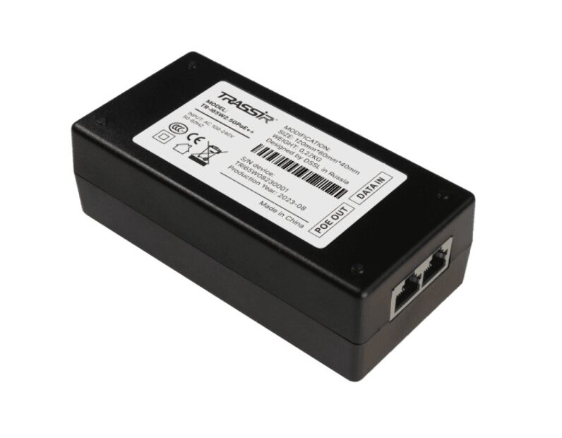TRASSIR TR-I65W2.5GPoE++ РОЕ инжектор
