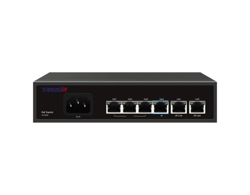 TRASSIR TR-NS1206-65-4PoE Коммутатор
