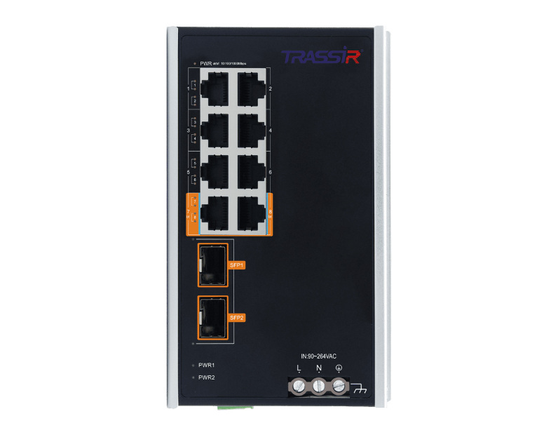 TRASSIR TR-NS15102S-130-8POE Коммутатор