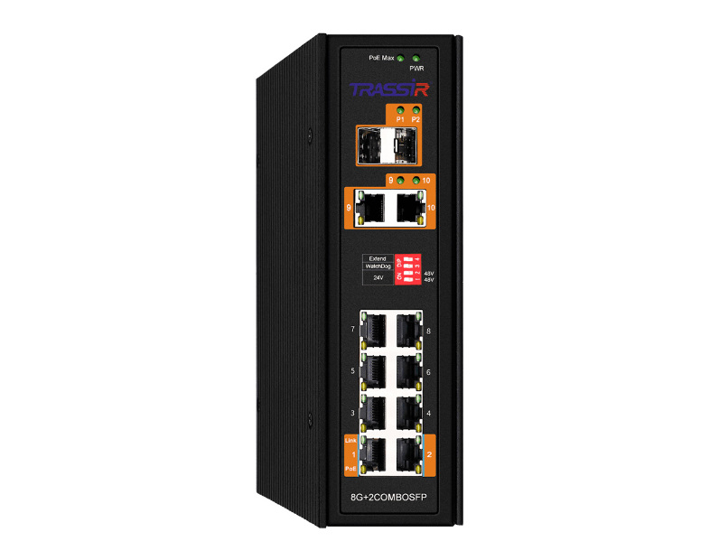 TRASSIR TR-NS15122S-300-8POE Коммутатор