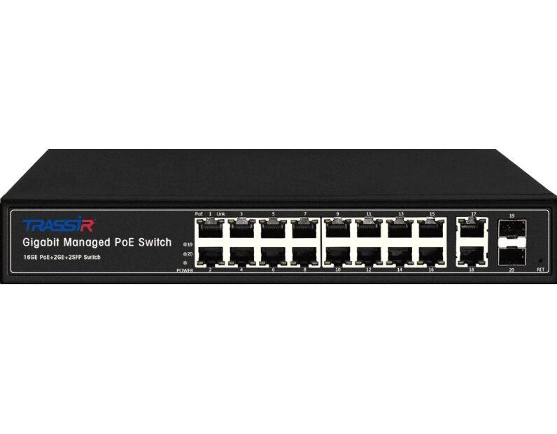 TRASSIR TR-NS24202S-300-16PoE Коммутатор