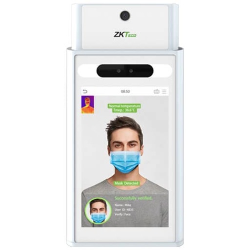 Терминал доступа ZKTeco Elite Pass[TI] с тепловизионным модулем и картридером