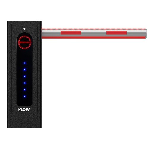 Шлагбаум iFlow F-EB-VB0-L/A/B4 с индикацией и 4м стрелой, бесщеточный двигатель
