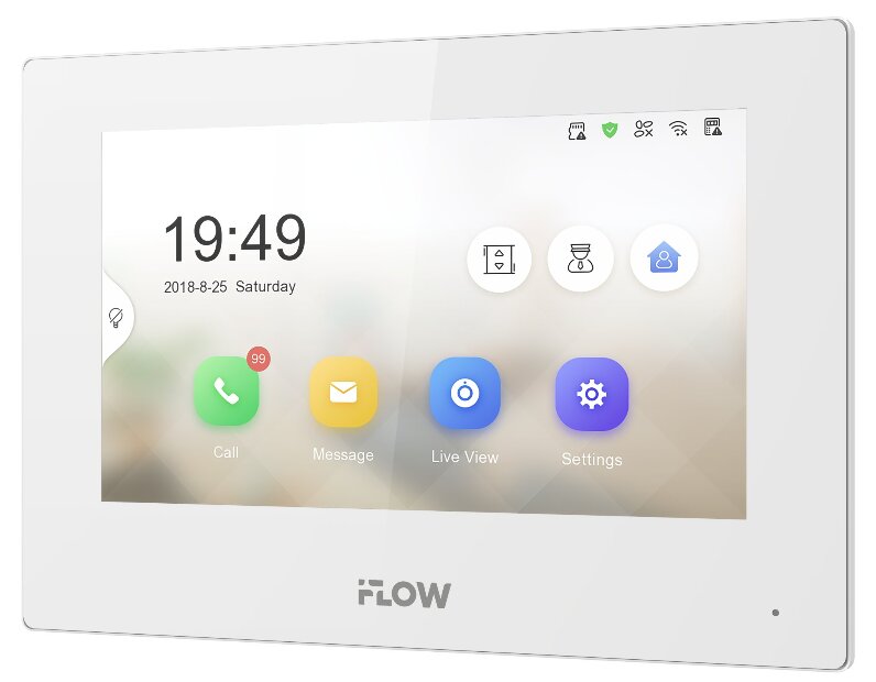 iFlow F-VI-3242IPE1/White IP монитор видеодомофона