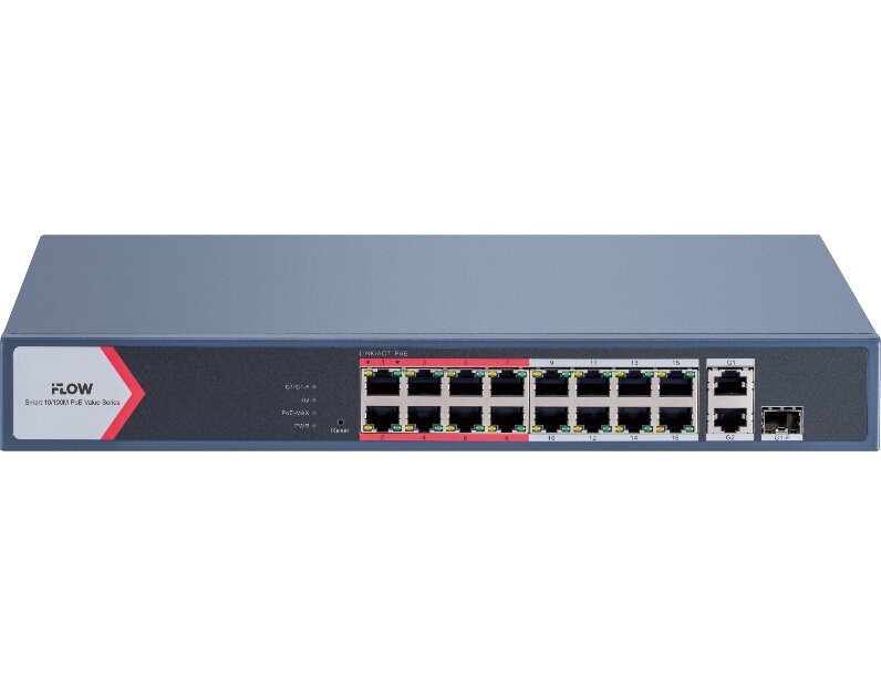 Коммутатор iFlow F-SW-EM418POE-VM/L с PoE и облачным управлением