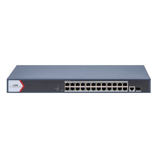 Коммутатор iFlow F-SW-EM626POE-VM/L: 24-портовый PoE, L2 управление, 230 Вт