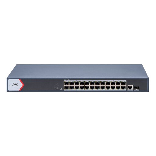 Коммутатор iFlow F-SW-EM626POE-VM с 24 гигабитными PoE и 370 Вт бюджетом