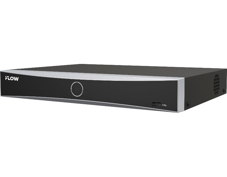 IP видеорегистратор iFlow F-NR-204EX + SharpSense, 4 PoE, 12Мп запись