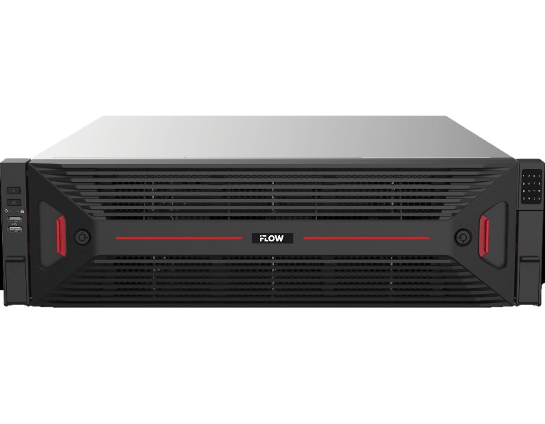 IP видеорегистратор iFlow F-NR-4128/24, 128 каналов, 32 Мп, 24 HDD, тревожный вход/выход