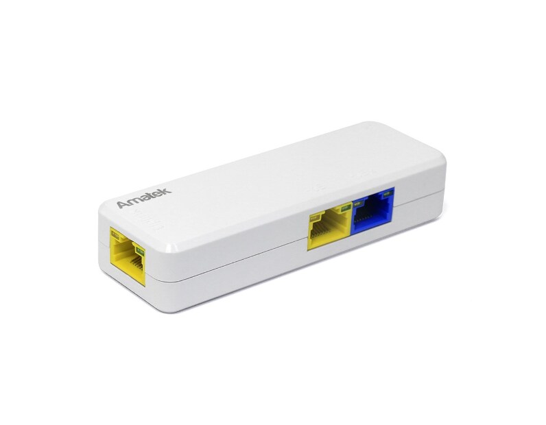 AN-PE12 - PoE удлинитель Ethernet на 2 выхода, 100 Мбит/с