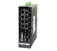 AN-SXGM10P8A - промышленный 10-портовый  управляемый гигабитный L2 коммутатор с PoE до 240Вт
