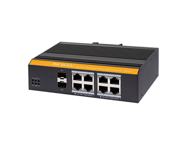 Промышленный управляемый 8 портовый РОЕ коммутатор ATIX AT-NS-8GP-4GS/I-240 (AT-NS-8GP-2GS/I-240 (F))