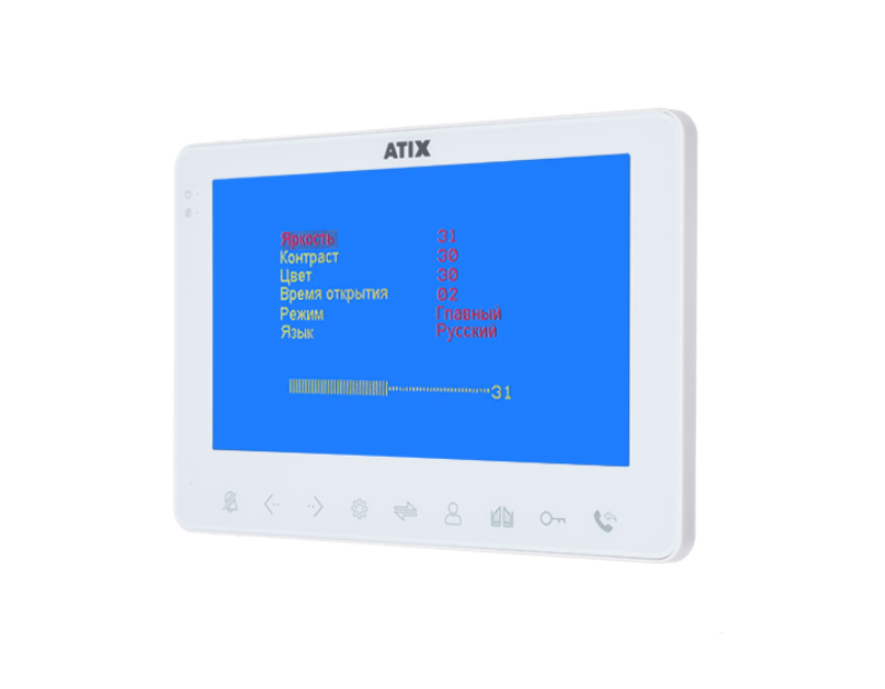 Аналоговый видеодомофон ATIX AT-I-M710C/T White