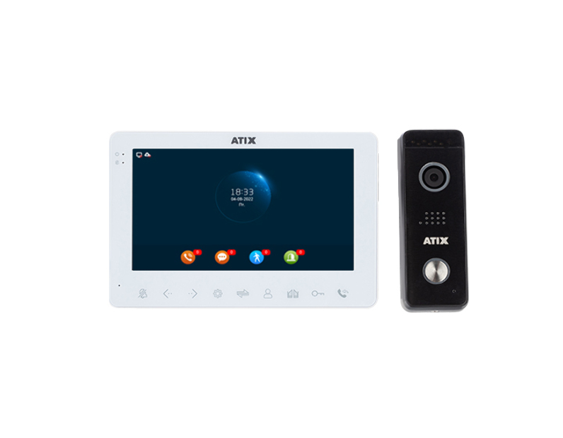 Комплект FHD домофонии ATIX AT-I-K711F/T White