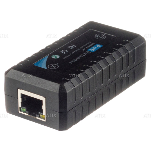 POE удлинитель ATIX AT-A-PE2, пропускная способность 400 Mbps, 120м