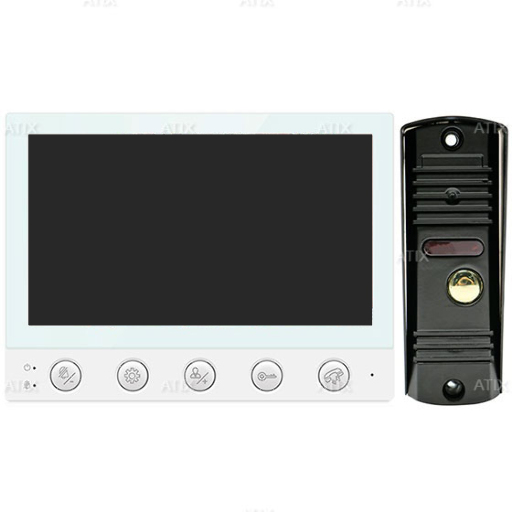 Комплект домофона с вызывной панелью ATIX AT-I-K700F/T White