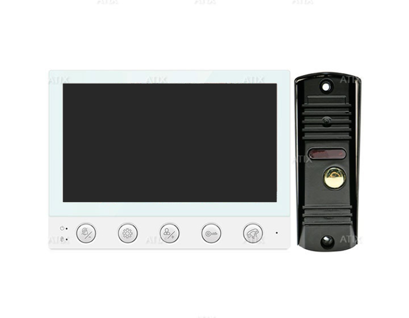 Комплект домофона с вызывной панелью ATIX AT-I-K700F/T White