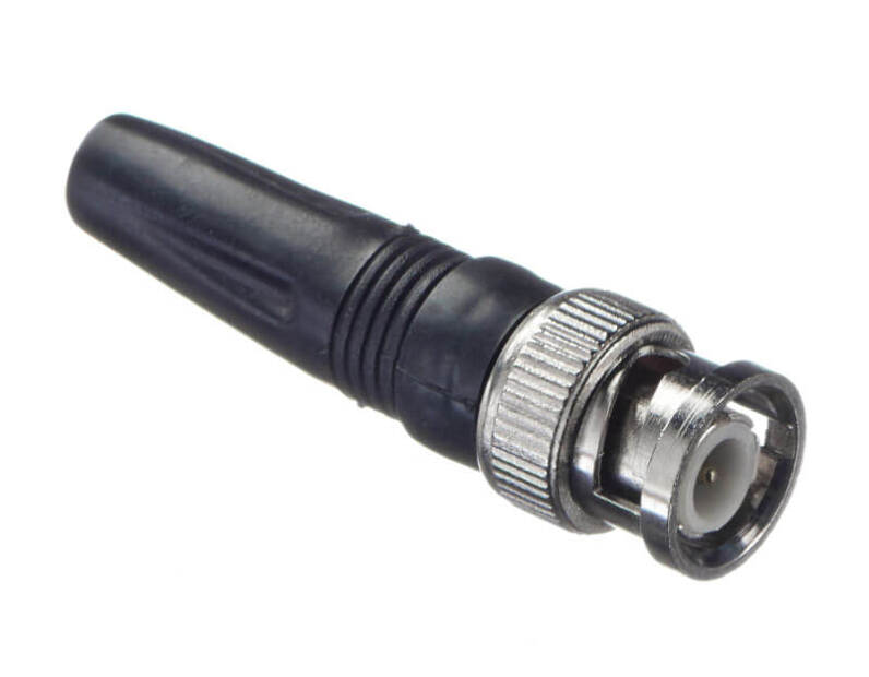Коннектор BNC-7101A прямой, пластик, медь (FC111) Optima Netko 52395