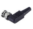 Коннектор BNC-7101B угловой, пластик, медь Optima Netko 52397