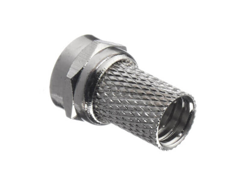 Штекер F (гайка) на RG-6/SAT-703 (медь) (F113-55), Optima Netko A-3786 С / F113-55Cu