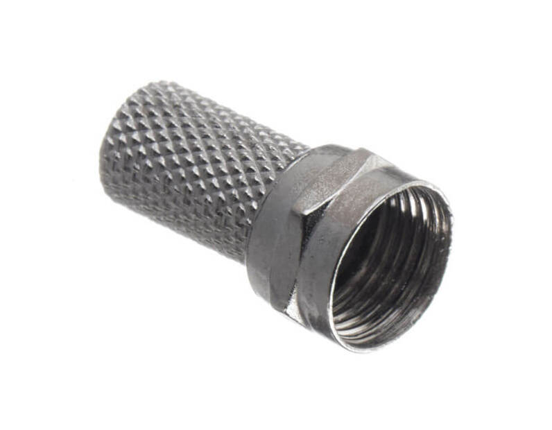 Штекер F (гайка) на RG-6/SAT-703 (цинк) (F113-55), Optima Netko A-3786 С / F113-55Zn