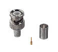 Коннектор BNC для RG-6/SAT-703, цинк/медь, для обжимного инструмента Optima Netko 53452