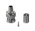 Коннектор BNC для RG-6/SAT-703, цинк/медь, для обжимного инструмента Optima Netko 53452