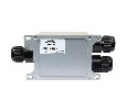 Уличный PoE удлинитель Ethernet на 2 выхода, 1000 Мбит/с Amatek AN-PEGX2