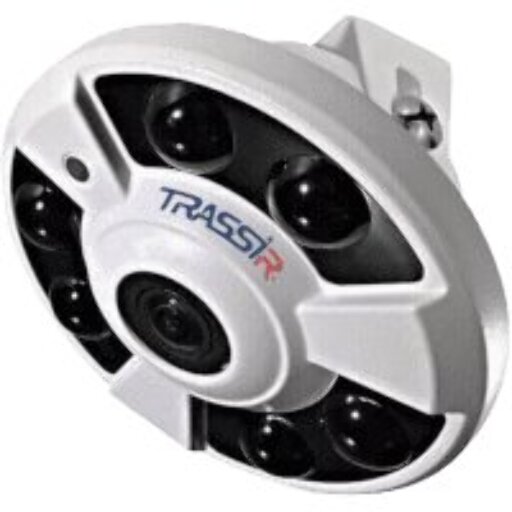 IP камера TRASSIR TR-D9151IR2 v2 1.4 5 Мп купольная фишай 1.4 мм ИК PoE WDR 120 дБ