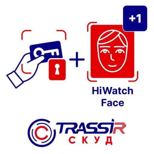 ПО TRASSIR СКУД+1 HiWatch Face - управление доступом и распознавание лиц