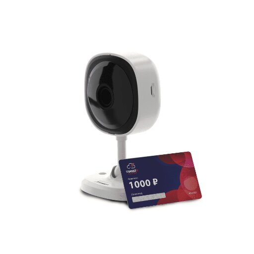 Комплект видеонаблюдения TRASSIR TRCloud1000 IP-камера 2 Мп Wi-Fi с микрофоном