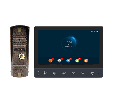 Комплект FHD аналоговой домофонии с WiFi и контроллером ATIX AT-I-K741F/TW (V2) Black