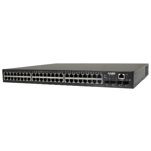 Портовый гигабитный управляемый L2+ коммутатор с HiPoE до 800Вт Amatek AN-SGM52P48D