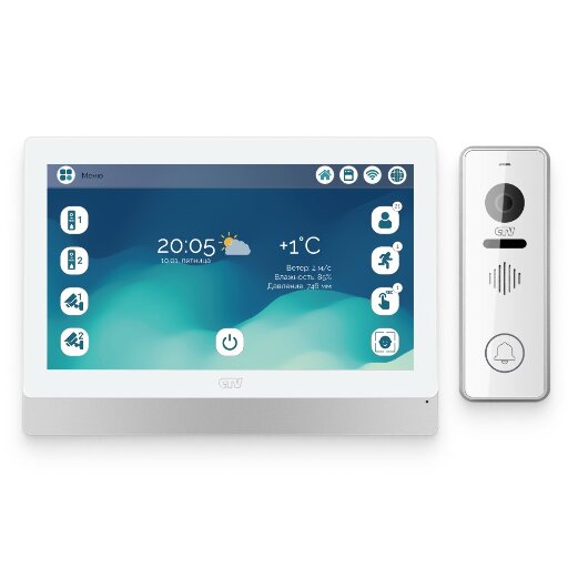 Комплект видеодомофона CTV CTV 5904AI Kit (M5904AI + D4001) 7
