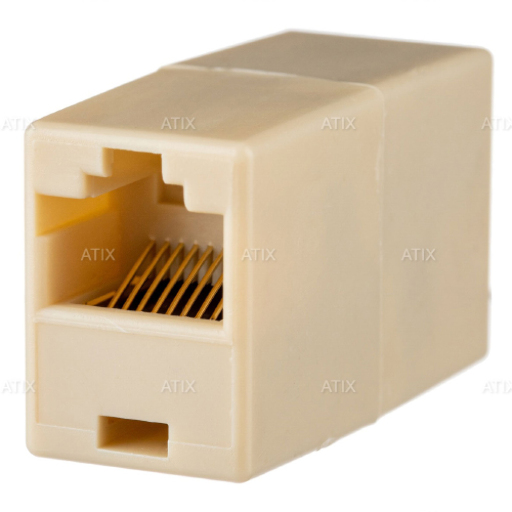 Проходной адаптер-переходник двойной RJ 45 ATIX AT-A-RJ45-Coupler (1)