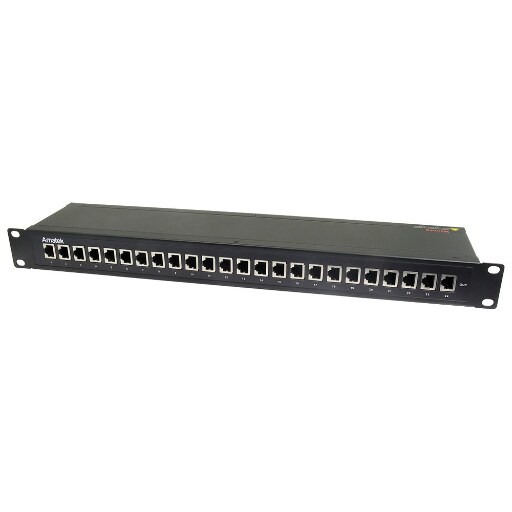 Устройство грозозащиты Amatek AN-PSPG24A 24 порта Ethernet 1000 Мбит/с с PoE