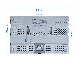 Источник питания ST-Д04/820 POE (8/2G/120W/AB) СЕРЫЙ