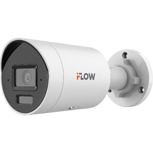 IP камера iFlow F-IC-21A1CM(AY)(2.8mm) 12 Мп цилиндрическая уличная с микрофоном