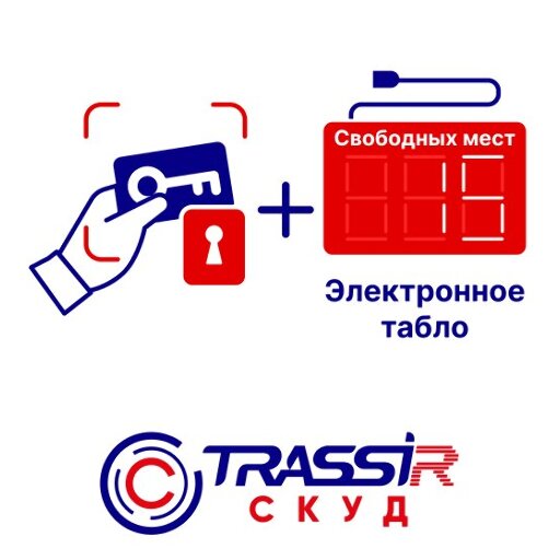 TRASSIR Модуль TRASSIR СКУД + Электронное табло СКУД