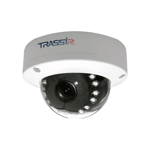 IP камера TRASSIR TR-D2D5 v3 (D) 2.8 2 Мп купольная уличная IP66 IK10 с ИК-подсветкой 15 м