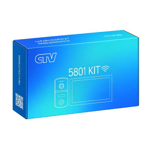 Комплект видеодомофона CTV CTV-DP5801 8