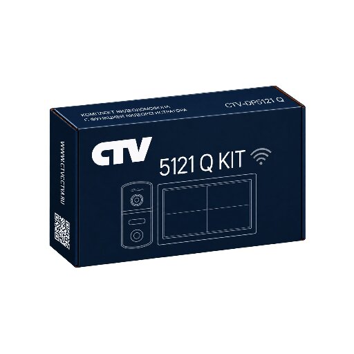 Комплект видеодомофона CTV CTV-DP5121 Q EM Kit 10